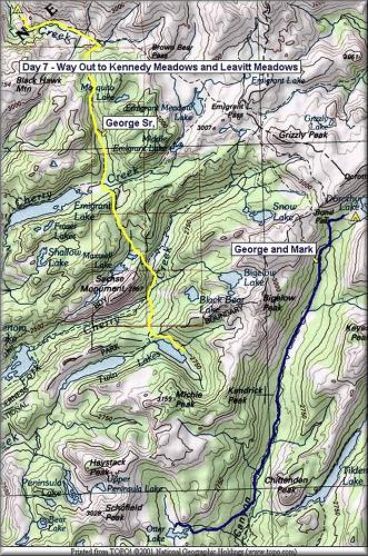 Yosemiye Ridges Day 7 2022