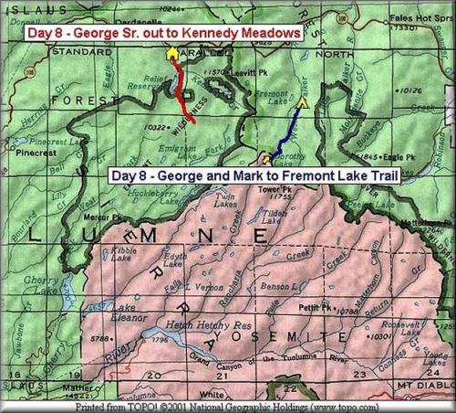 Yosemiye Ridges Day 8 2022