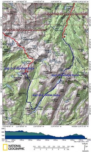 TriWild Trip Map 2005