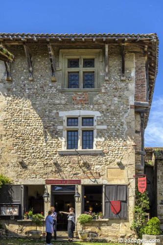 Pérouges Hostellerie du Vieux Pérouges one of the oldest inns in France