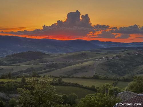 Beaujolais Sunset from Oignt