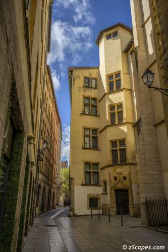Narrow Alley Stack of Flats