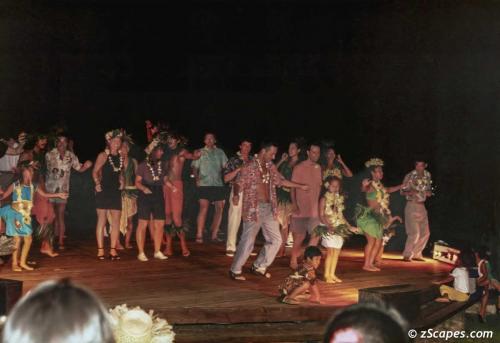 Mark wrangled to the dance floor