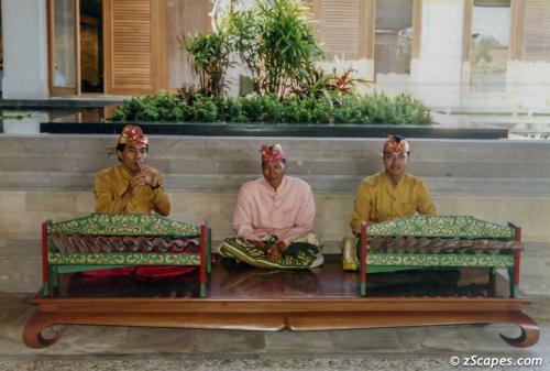 Musicians playing at Hotel Nikko