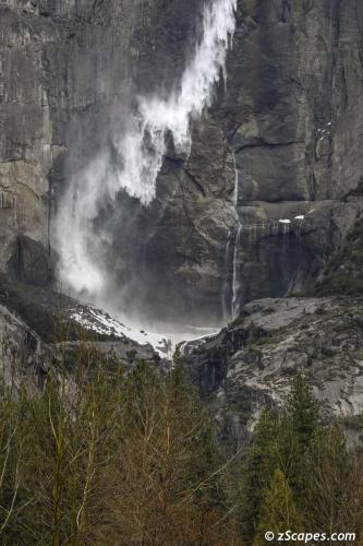 Windswept Yosemite Falls