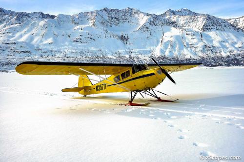 Jim's Taylorcraft @ Lake George 2010