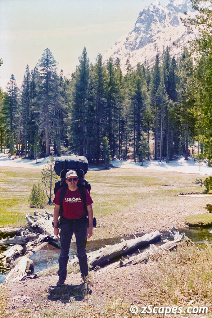 1987 First backpack trip to Kennedy Lake