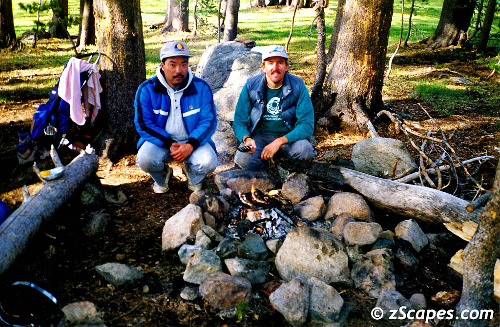 1990 Kennedy Lake with Mike Woo