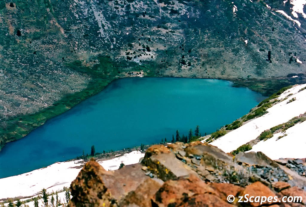 1995 Kennedy Lake from Kennedy Peak Ridge