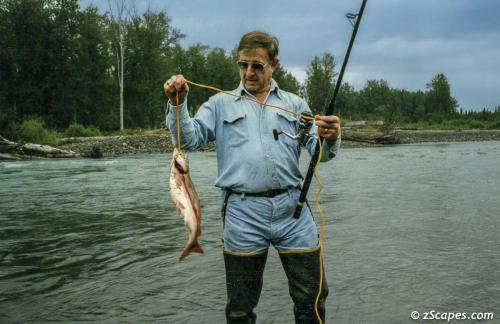 Myron;s dad with a nice catch